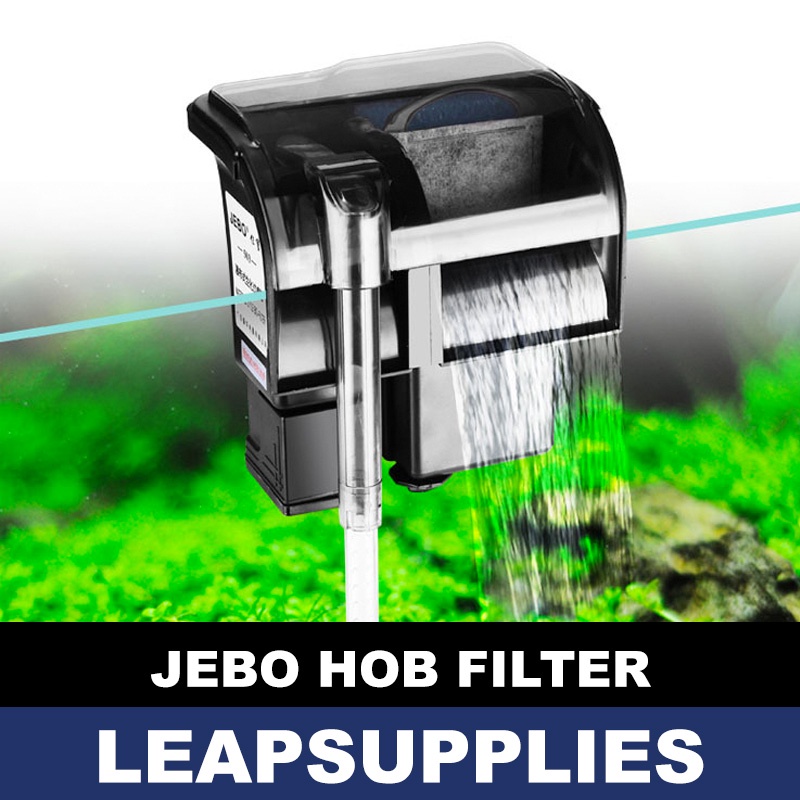JEBO Hang On Back Filter HOB Fish Tank Filter Waterfall Hanging Tank Pump Shopee Singapore