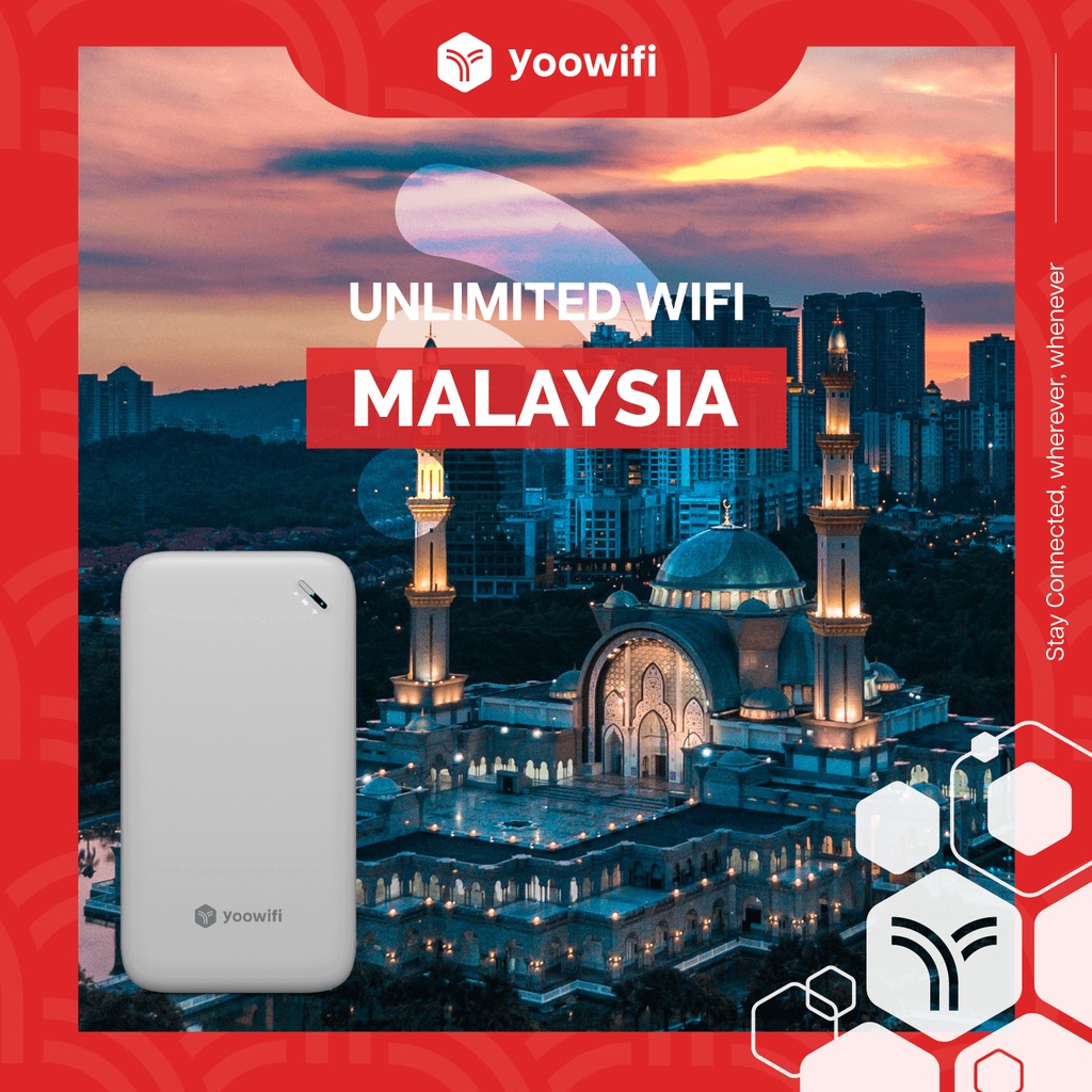 Yoowifi Malaysia Unlimited data Pocket Wifi hotspot Rental Travel Wifi