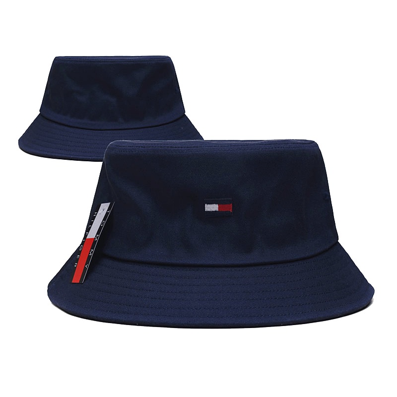Image of Tommy/HiLfiger Fashion Fisherman's Hat Fashion Brand Bucket Hats Beach Hat Mountaineering Hat Casual Wear #7