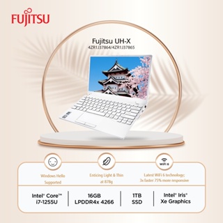 [MADE IN JAPAN] Fujitsu UH-X i7 | 4ZR1J37864/4ZR1J37865 | 13.3” FHD | i7-1255U | 16GB/1TB SSD | Win11 | 2Y Onsite
