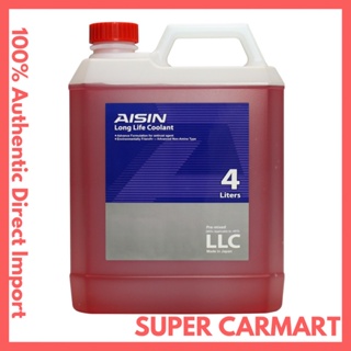 AISIN Long Life Coolant Glycol 20% Pre-Mixed Tropical Spec. Red 4Litre