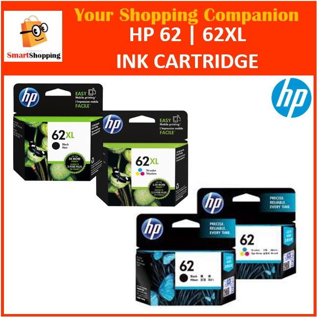 [Original] HP 62 62XL Black TriColor Ink Cartridge for HP Officejet