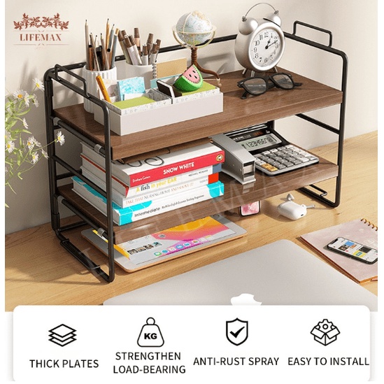 [SG Seller]Desk shelving desk storage office multistorey dormitory