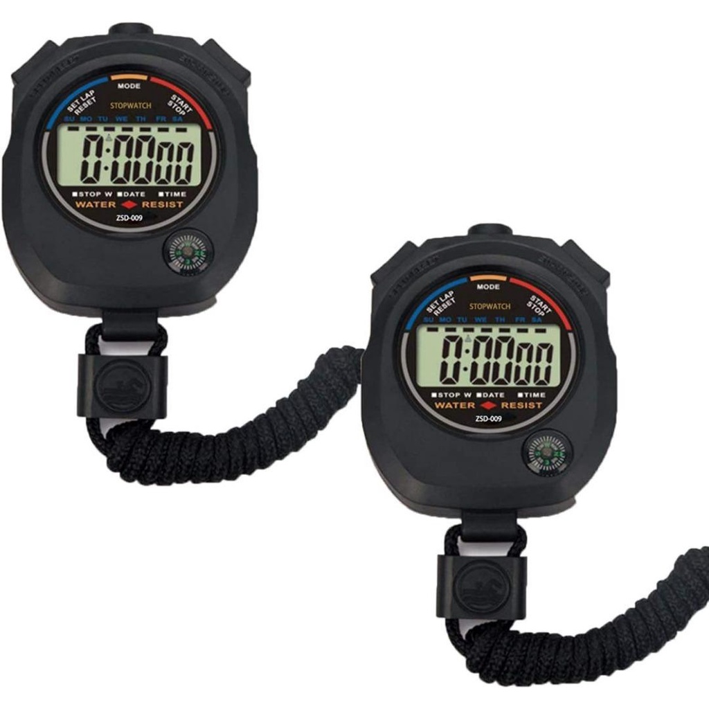 MultiFunction Electronic Digital Sport Stopwatch Timer, Large Display