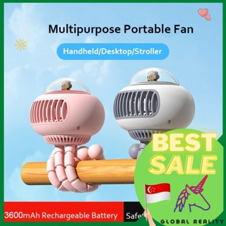 ⭐Local Ship🎁Baby Stroller Fan Baby Pram Travel Mini Portable Clip Fan with Bladeless Safety Quiet Stroller accessories