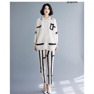 Image of thu nhỏ Women's Electric Pleated Printed Casual Pants #8