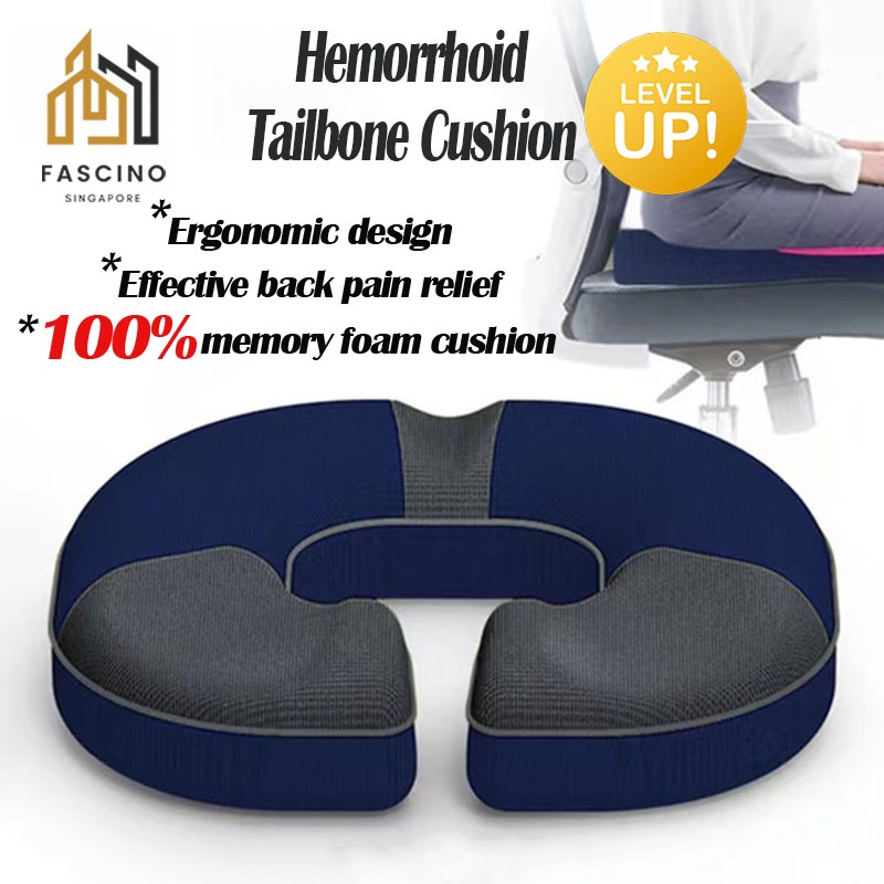 【SG】Hemorrhoid Tailbone Seat Chair Cushion Donut Pillow for Coccyx