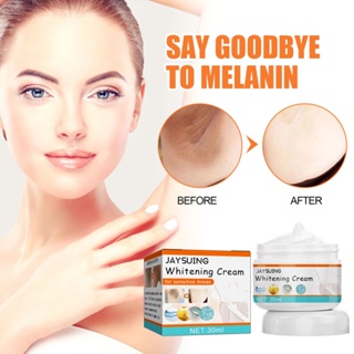 Jaysuing Whitening Cream Remove Melanin Brighten Body Underarm Inner