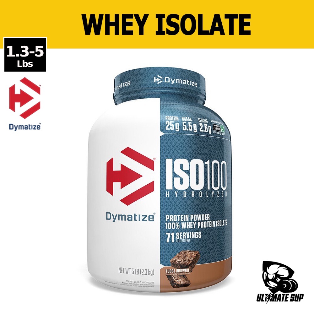 Dymatize Nutrition, ISO 100 Hydrolyzed Protein Powder, Whey Protein ...