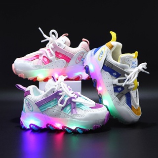Heybaby DEDONALD Shoes Sneakers Boys/Girls LED Light Up Import School #1