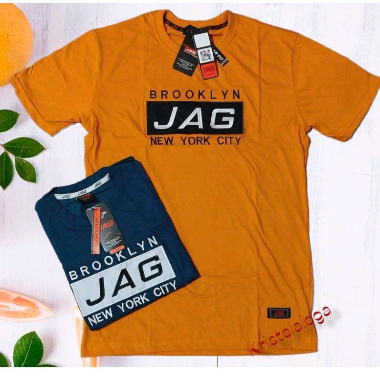 J À Gʻ Men's T-SHIRT Branded Overrun ( Embroidery Print )