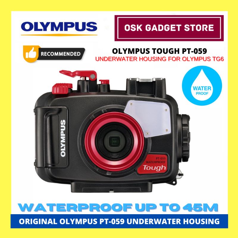 Olympus PT-059 Underwater Housing For Olympus Tough TG-6 | Up To 45m | 1 Year Warranty