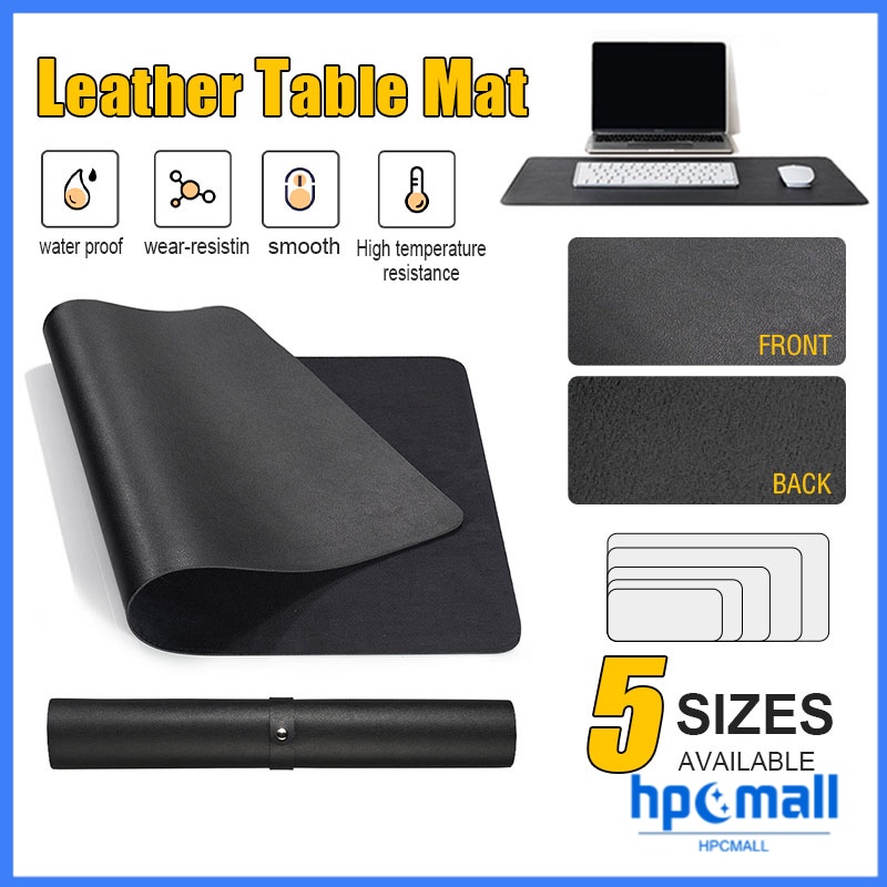 Mouse Pad Leather Desk Pad Desk Pad Large Mouse Pad Learning Desk Pad Dining Table Pad Shopee