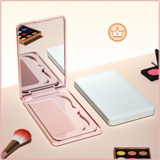 [High-Quality MINI Portable Mirror] Makeup Mirror With Comb Folding New Style Small Square Beautiful Anytime Anywhere