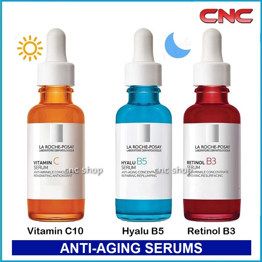 [Exp 2025] La RochePosay Hyalu B5 Pure Vitamin C10 Retinol B3 Serum