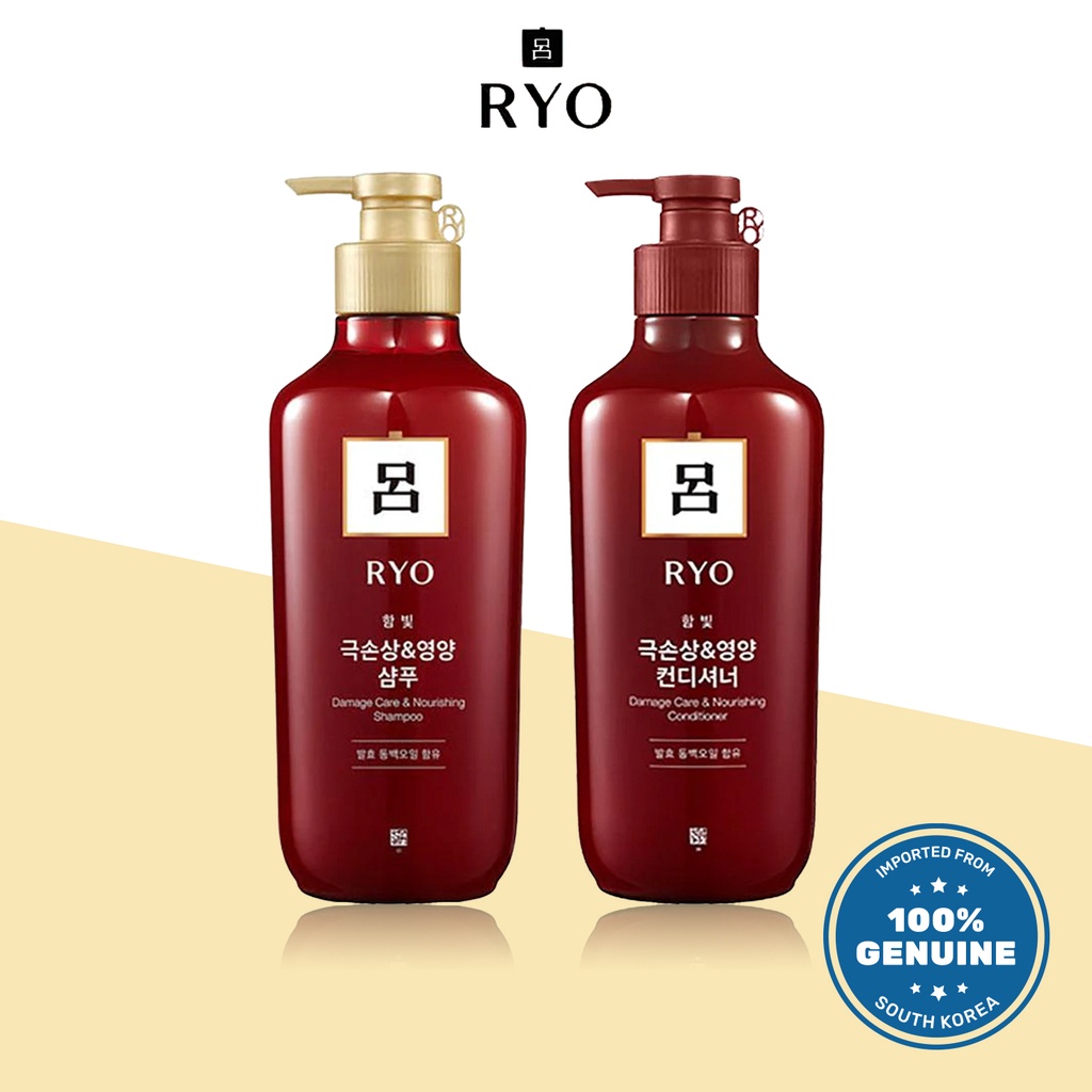 Ryo Damage Care Shampoo and Conditioner 550ml Shopee Singapore