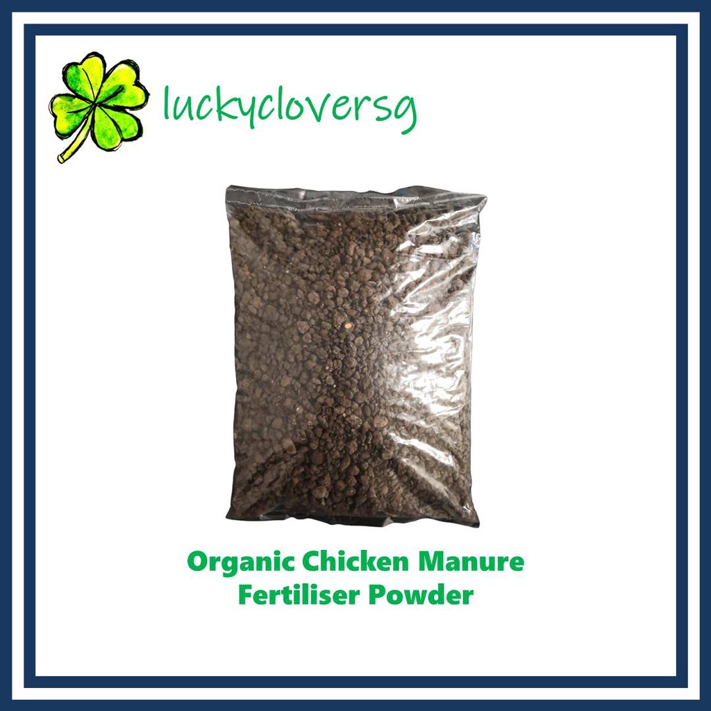 [800g, 2kg] Organic Chicken Manure Fertiliser Powder / Fertilizer ...