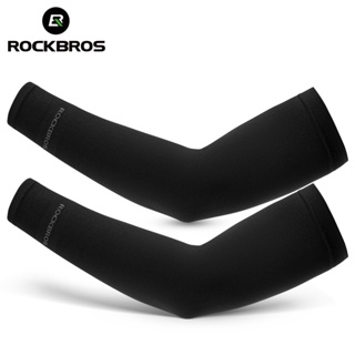 【SG Delivery】RockBros Outdoor Sport Cooling Arm Sleeves Cover Cycling UV Sun Protection 1pair