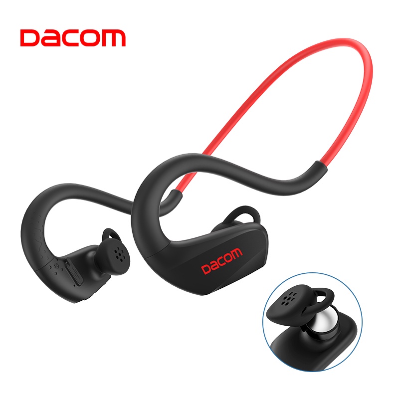 DACOM E60 IPX7 Waterproof Bone Conduction Headphones Stereo Bass Wireless Earphone ENC Noise Cancellation Earbuds