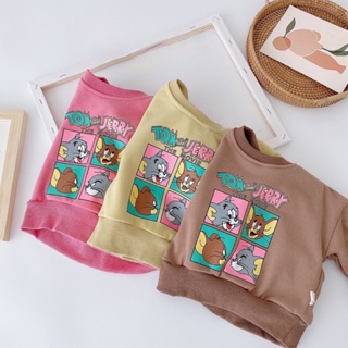 [Tom & jerry] lovely tom & jerry autumn winter long sleeve clothes set for baby #1