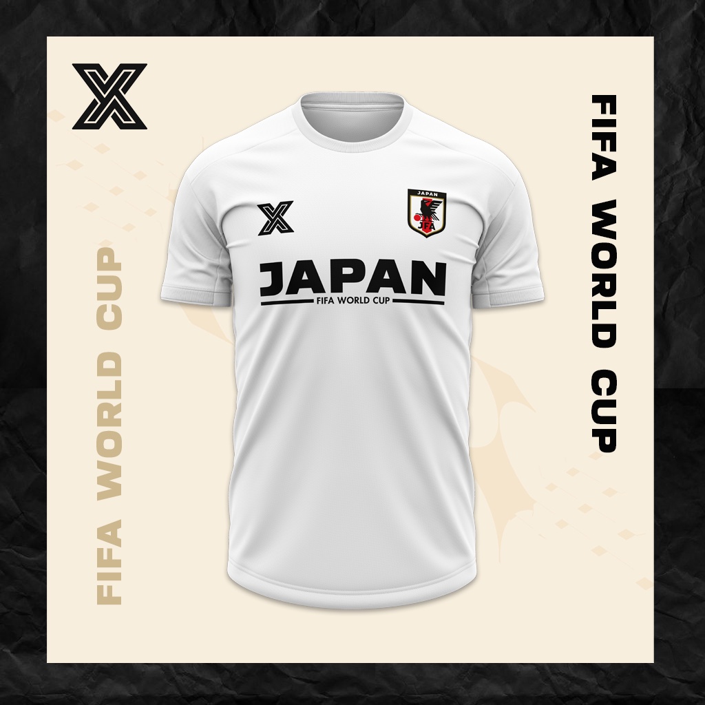 FIFA Worldcup 2022 Jersey White FIFA Piala dunia 2022 Jersi Jepun