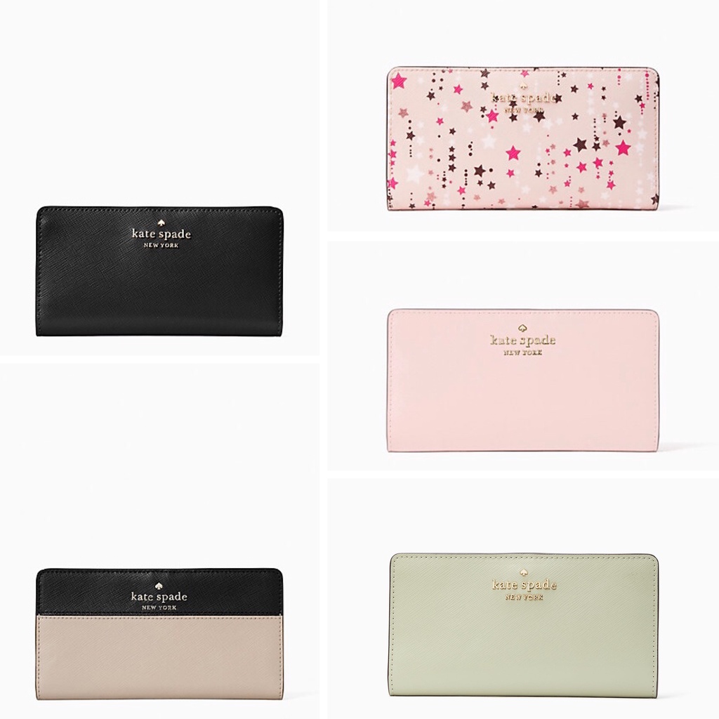 Kate Spade Staci Large Slim Bifold Wallet / Cameron Street Stacy | Shopee  Singapore