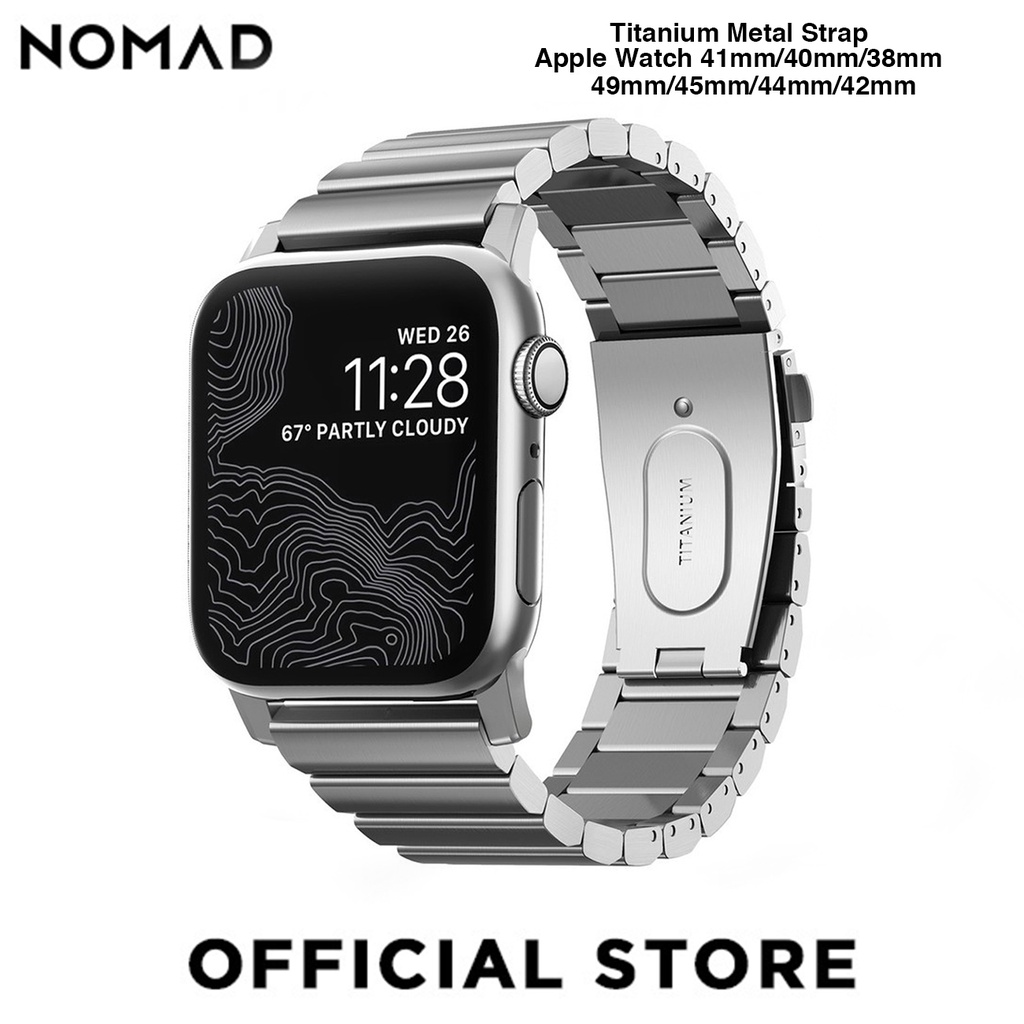 84%OFF!】 新品 NOMAD Titanium Band シルバー 49mm kids-nurie.com