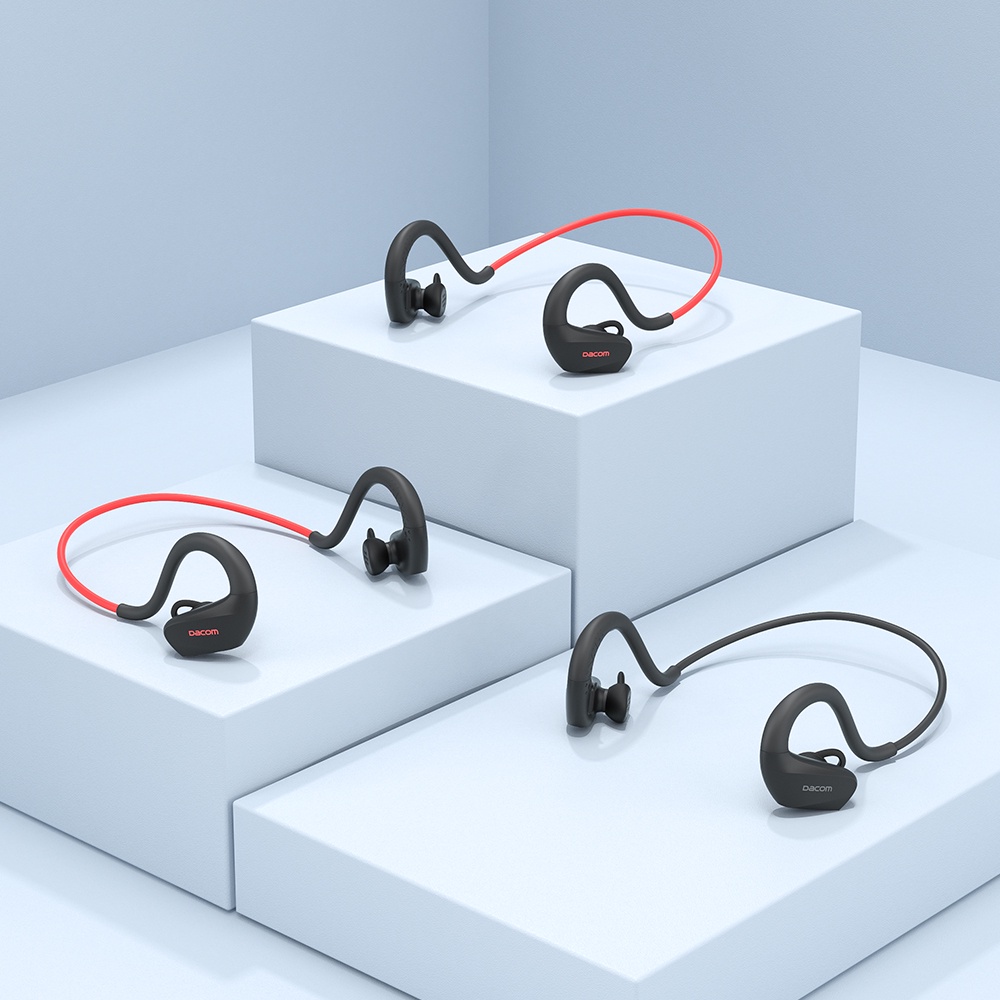 DACOM E60 IPX7 Waterproof Bone Conduction Headphones Stereo Bass Wireless Earphone ENC Noise Cancellation Earbuds