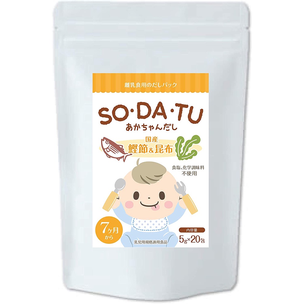 Mama Select SODATU Baby Dashi Japanese dried bonito flakes, kelp