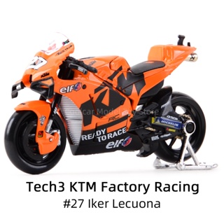 Maisto 1:18 2021 GP Racing Tech3 KTM Factory Racing Die Cast Vehicles Collectible Motorcycle Model Toys