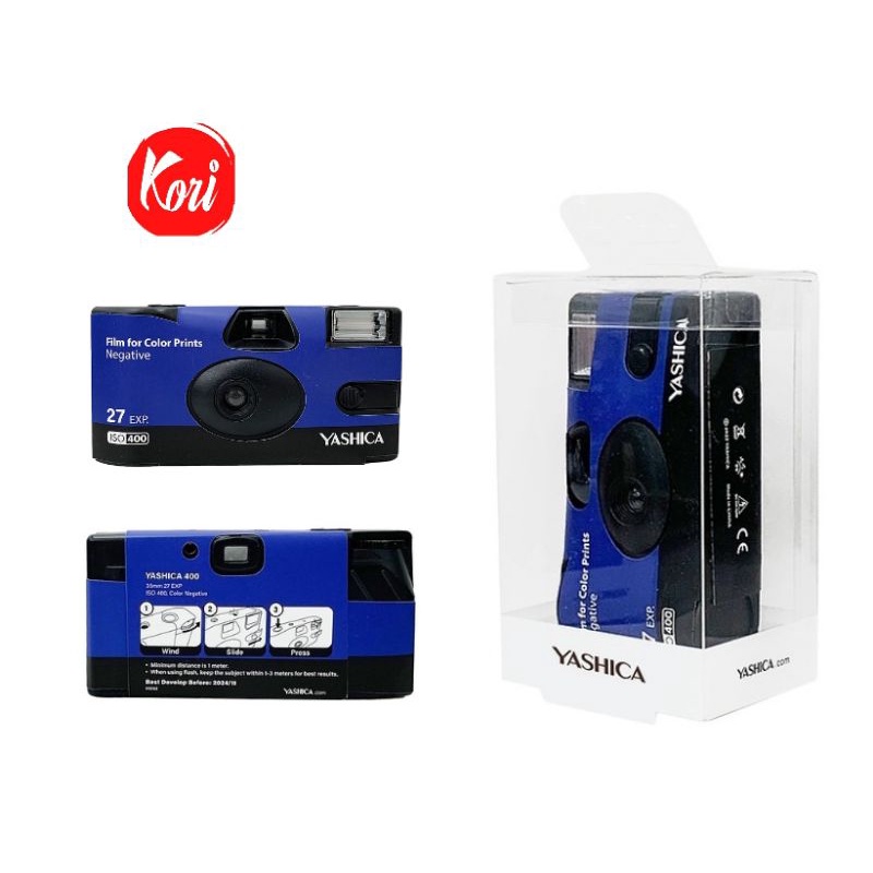 Yashica 35mm Single Use Disposable Film Camera w ISO 400 Film Shopee