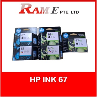 [ORIGINAL] HP 67 / 67XL / 67XXL Black Tri-color Ink Cartridge