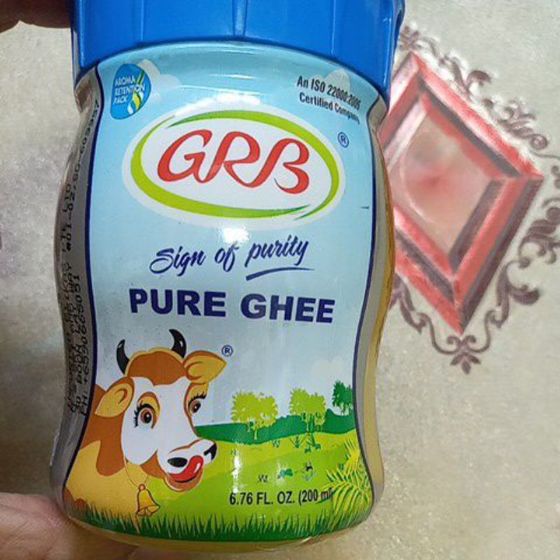 GRB pure ghee 200ml Shopee Singapore