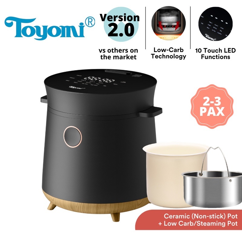 Toyomi 0.6L SmartDiet Rice Cooker RC 1506LC Shopee Singapore