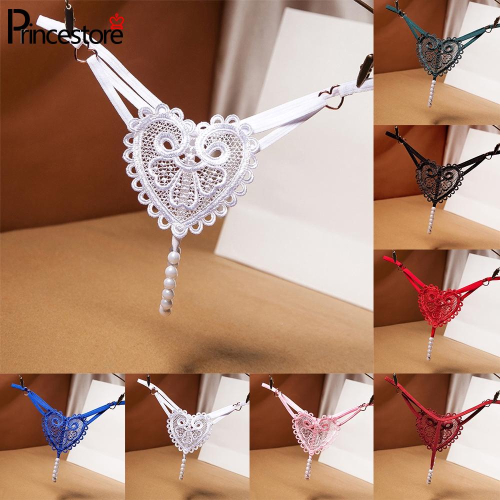 Womens Briefs Cstring Knickers Pearl Sexy Crotchles Gstring Body