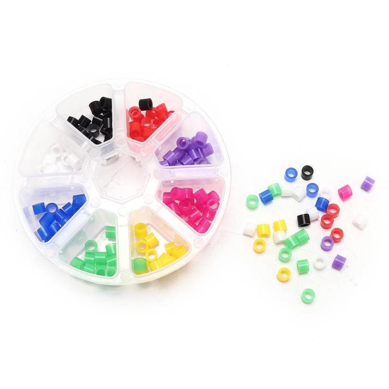 Image of 160Pcs/Box Universal Dental Color Code Rings  Autoclavable Silicone Instrument Rings #0