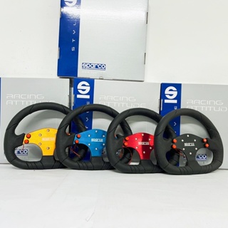 SPARCO Go Cart Car Racing Steering Wheel With UNIVERSAL FOR ALL CAR VIOS CIVIC WIRA SATRIA WAJA SAGA MYVI KANCIL