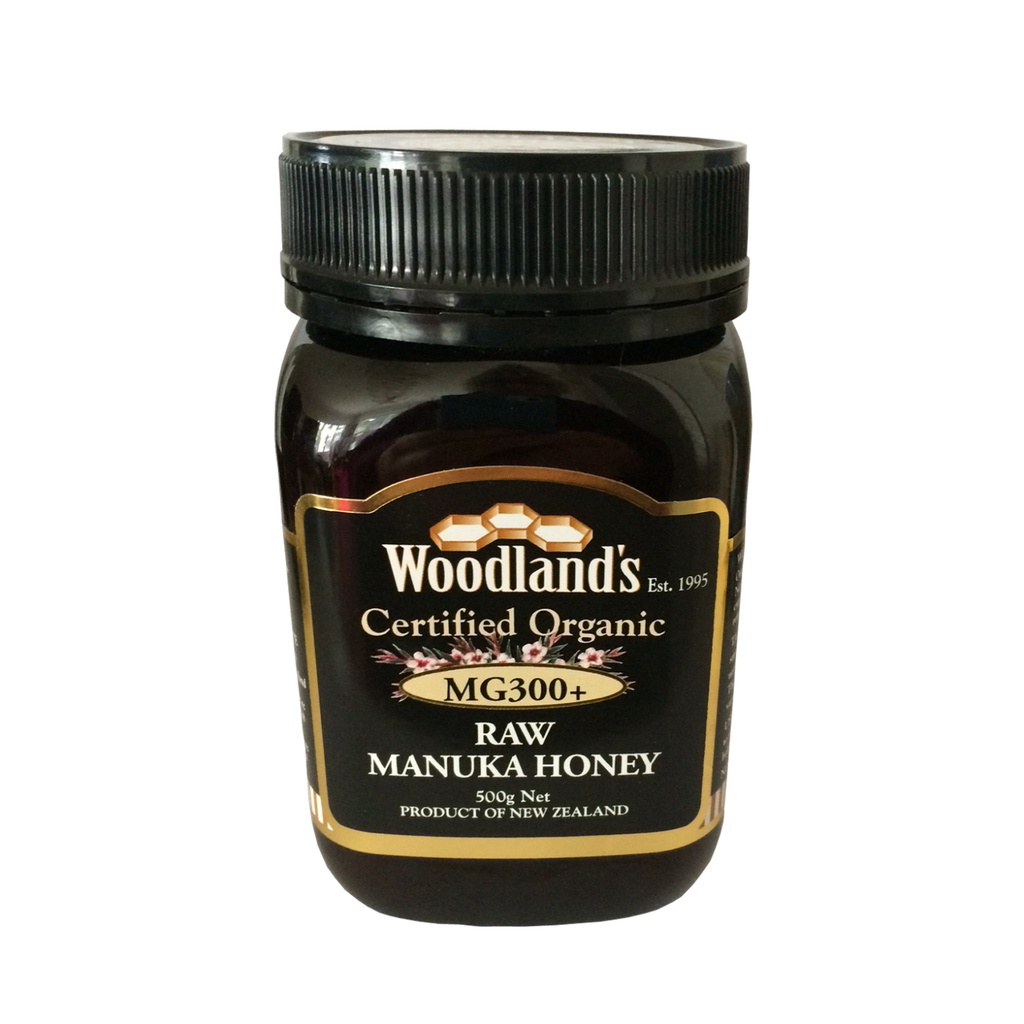 Woodlands Organic Raw Manuka Honey MG300 New Zealand 500G Shopee