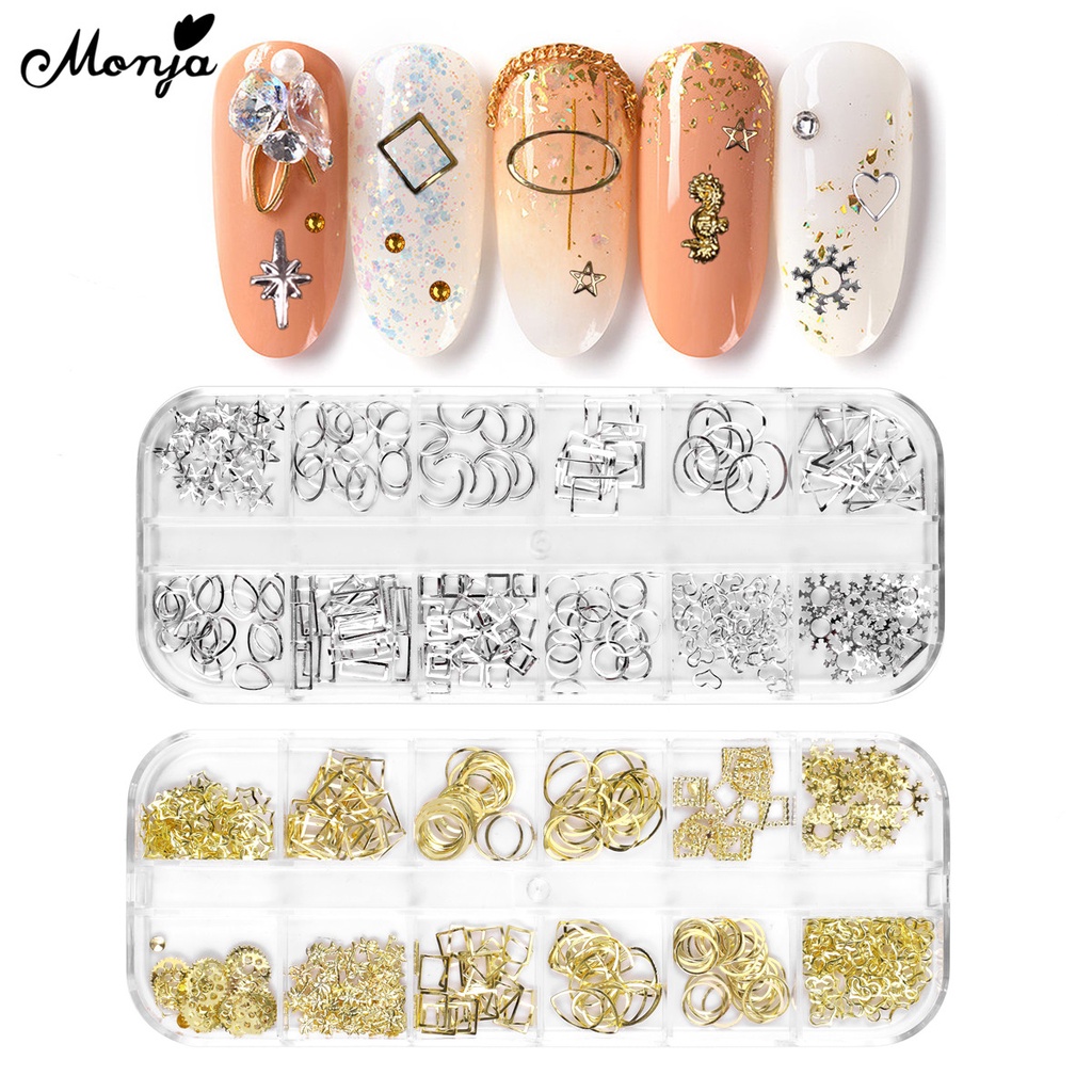3D DIY Nail Metal Balls Beads Studs Silver Rose Gold Rivet Nail Art Tips  Decor | Box Steel Beads Nail Studs Gold Sliver Rose Gold Mixed Sizes 3d Metal  Nail Art Decorations