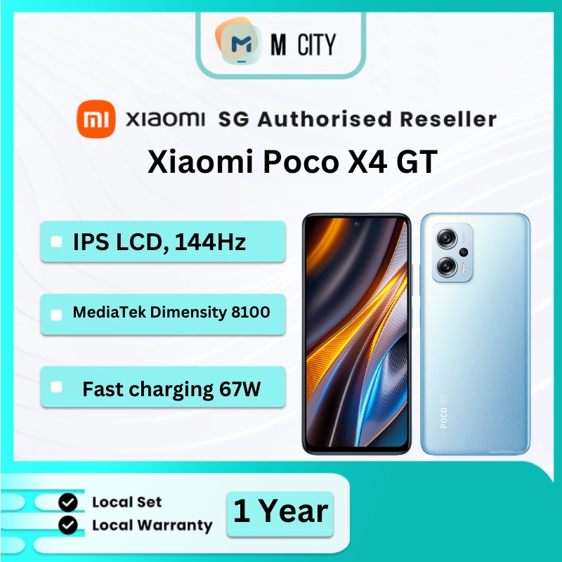 Xiaomi Poco X4 GT / 8+256GB / Global version / 1 Year Warranty | Shopee ...