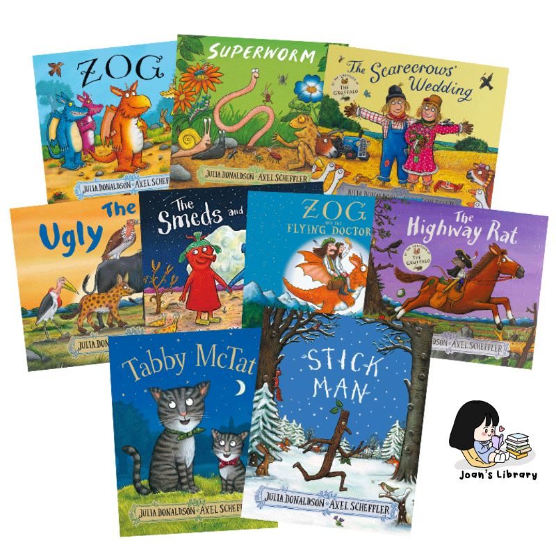 100 Stick man Tabby McTat Tiddler The ugly five Zog the flying doctors