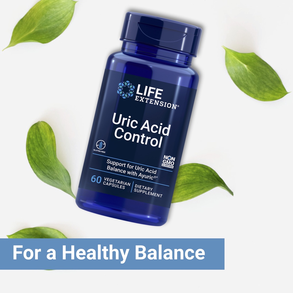 Life Extension Uric Acid Control Supplement, has ingredient with ...