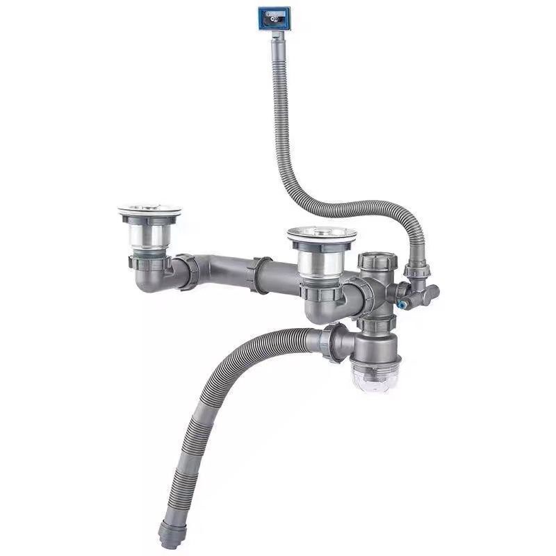 Kitchen Sewer Connecting Pipe Washing Basin Accessories Set Sink Single
