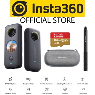 Insta360 One x2 - 5.7K Dual-Mode 360 Pocket Camera with Free Gifts