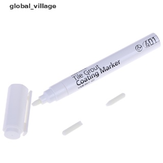 [global_village] Tile Repair Pen Wall-Gap Refill Grout Refresher Marker Bathroom Kitchen Cleaner [SG] #7