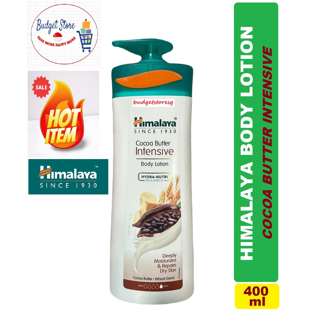 Himalayan Cocoa Butter Intensive Body Lotion 400 ml Shopee Singapore