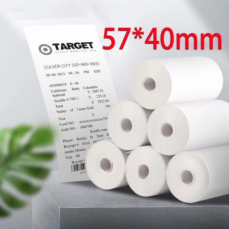 Thermal Receipt Paper 57mm x 40mm/57mm x 50mm/Thermal Receipt Roll