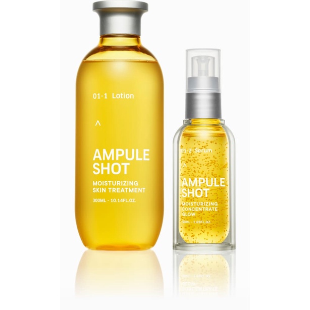 AMPULE SHOT Moisturizing Skin Treatment Lotion 300mL/ Concentrate Glow