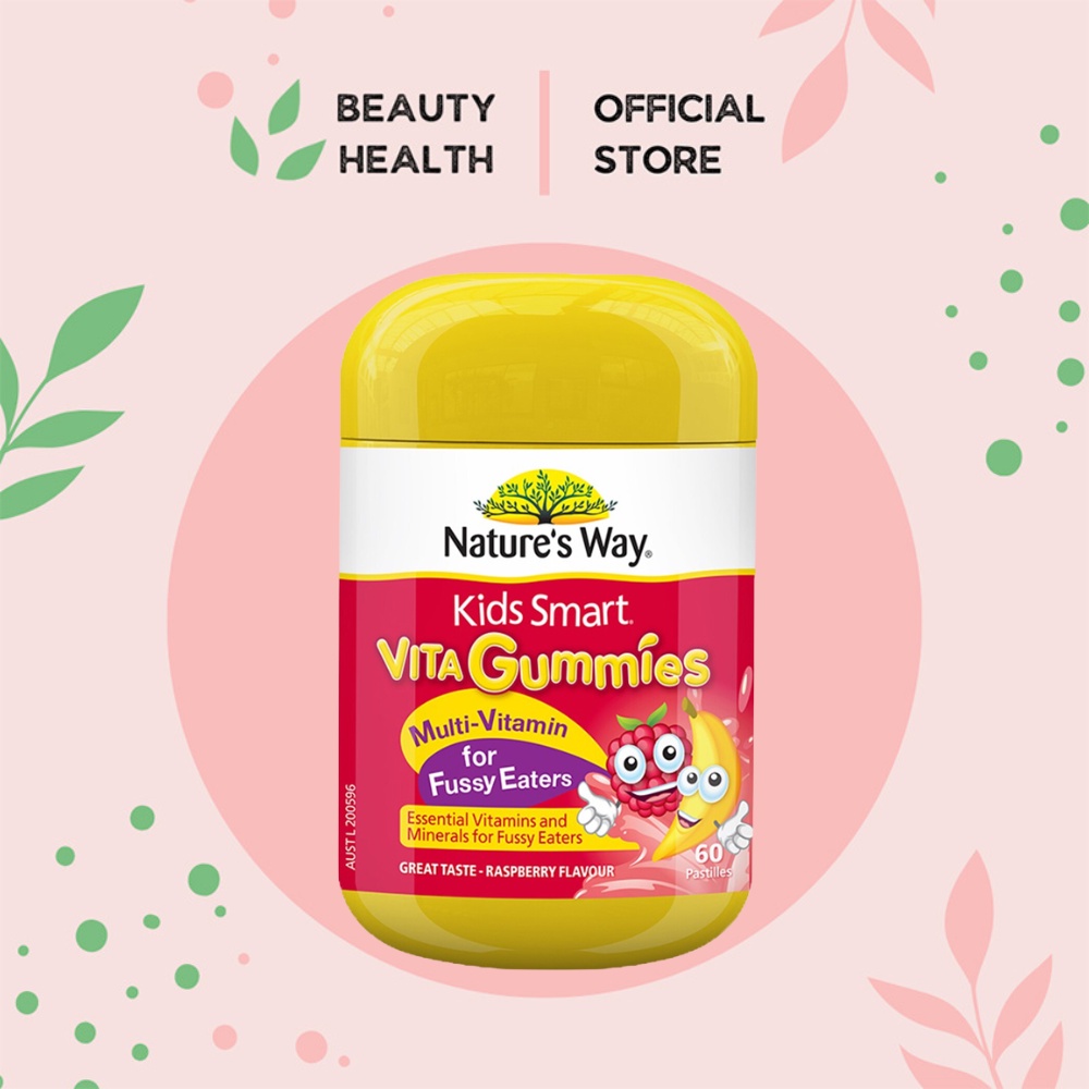 Australia Nature’s Way Kids Smart Vita Gummies Multi-Vitamin for Fussy Eaters 60S [BeautyHealth.sg]