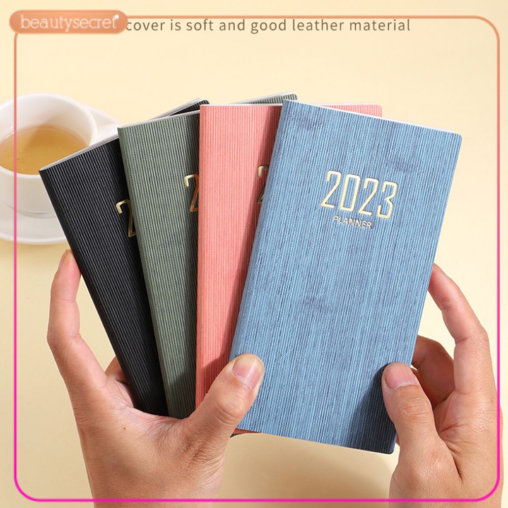2023 A6 Mini Notebook 365 Days Portable Pocket Notepad Daily Weekly